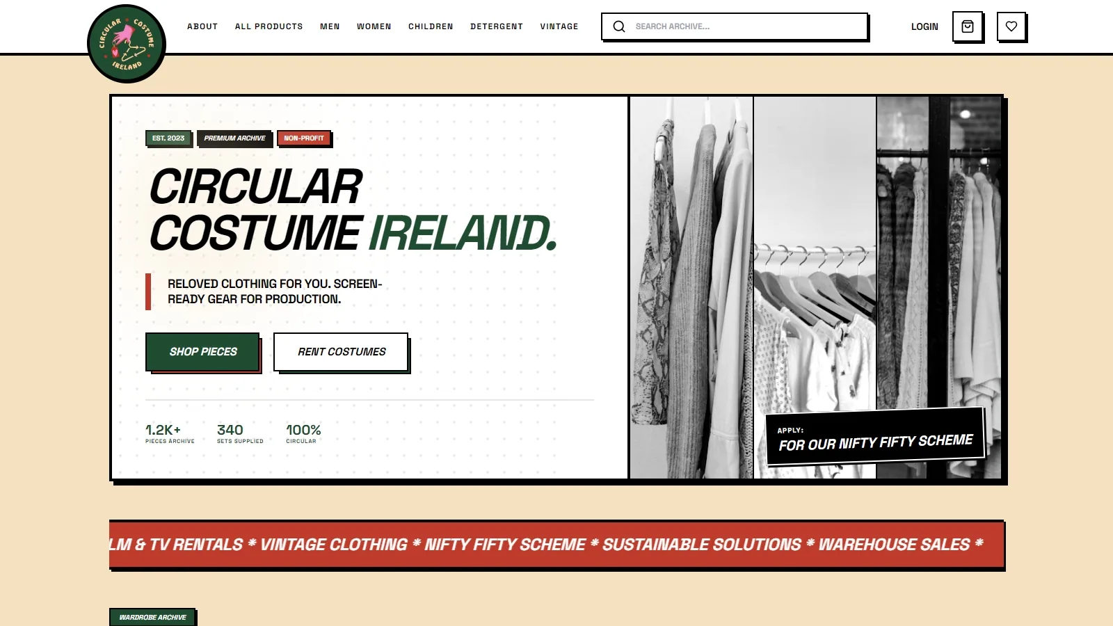 Homepage · Reloved Clothing + Screen-Ready Gear