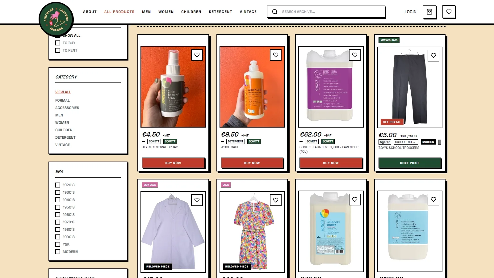 Catalogue · Buy + Rent in One Inventory