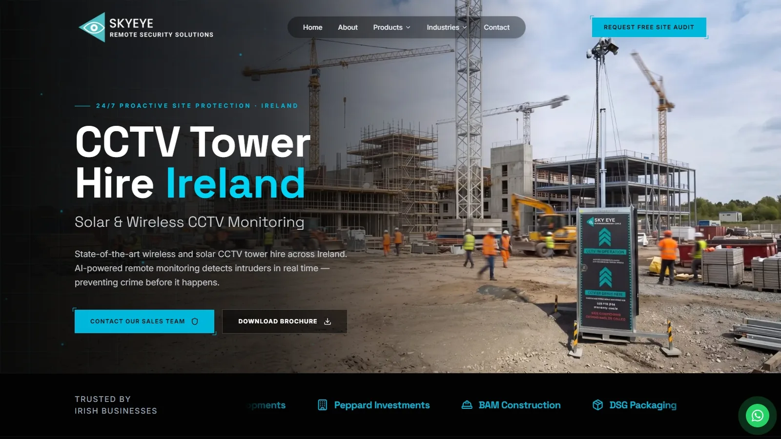 Homepage · CCTV Tower Hire Ireland