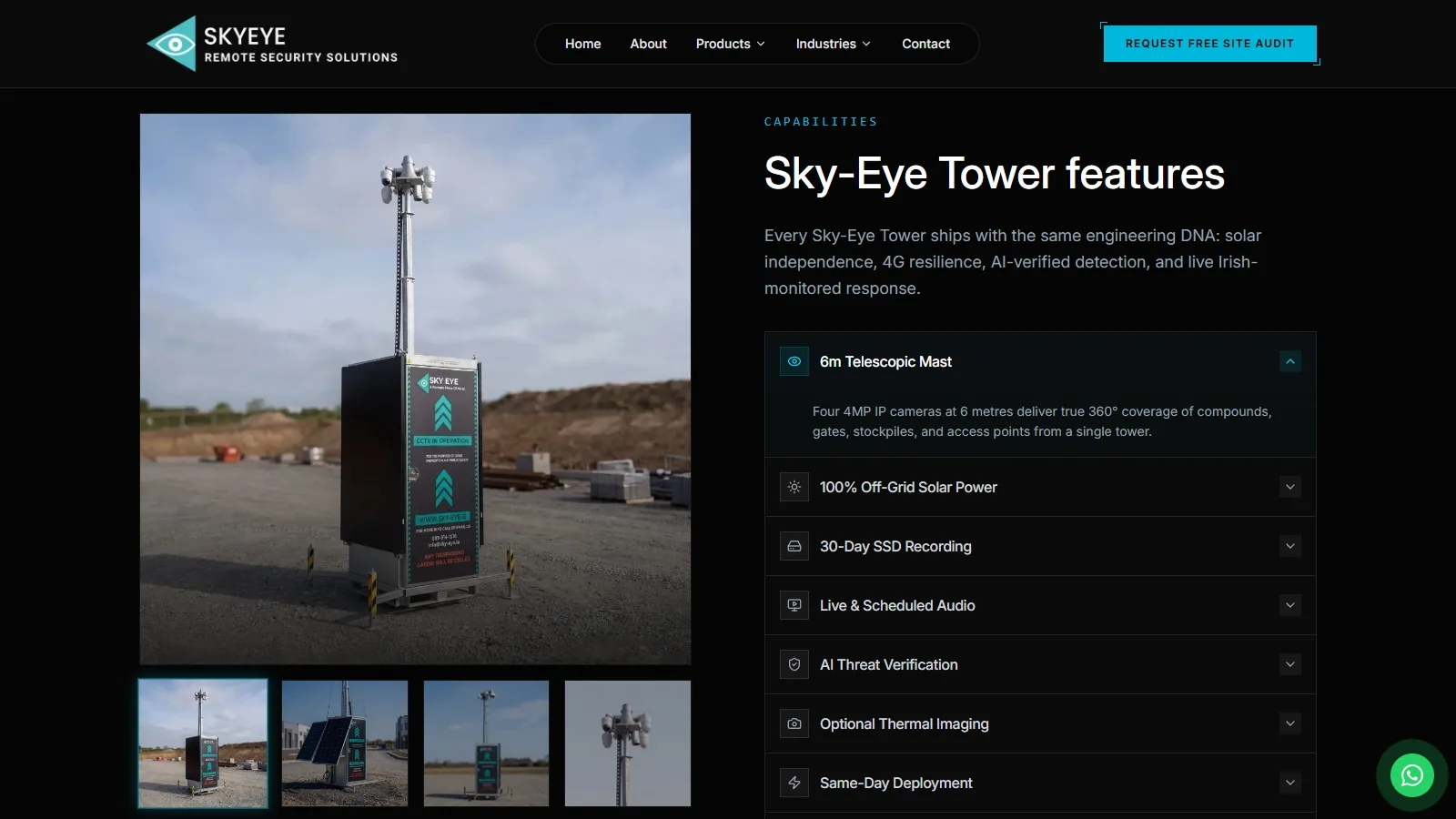 Tower Capabilities & Spec Sheet